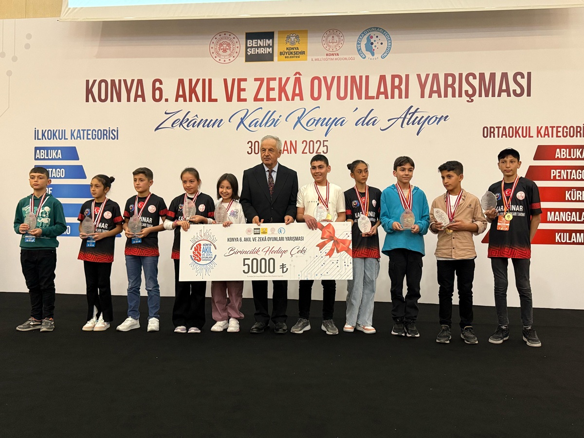 Karapınarlı Öğrencilerden Büyük Başarı, Akıl ve Zekâ Oyunlarında Karapınar’dan 5 İl Birinciliği!